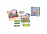 Eichhorn Peppa Pig Puzzle Mobile, 14 Pezzi, Puzzle, Gioco Di Posa, Puzzle Con I Chiodini, Puzzle Per Bambini, Puzzle In Legno, Abilità Motorie, Da 2 Anni, 109265707