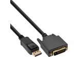 Inline® 17111 Cavo Convertitore Da Displayport A Dvi, Nero, 1 M