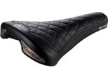 Sella Selle Italia Turbo Bonnie In Pelle L1 Nera 146 × 275 Mm, Telaio Fec-Alloy Ø 7 Mm