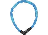 Lucchetto A Catena Abus Steel-O-Chain 5805C - Lucchetto A Combinazione Con Catena In Acciaio Spessa 5 Mm - Livello Di Sicurezza Abus 4 - 75 Cm - Blu