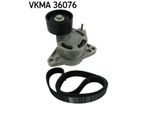 Set Di Cinghie Con Nervatura A V Di Skf (Vkma 36076) Set Di Cinghie Per La Trasmissione Di Cinghie Con Nervatura A V, Cinghia Trapezoidale