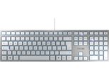 Cherry JK-1600GB-1 Cherry Tas Kc 6000 Slim Corded Gb-Layout Silber/Weiß