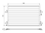 Valeo 817731 Condensatore Climatizzatore Condensatore Climatizzatore Per Renault Espace Iv (JK0/1)