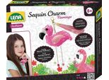 Set Di Artigianato Lena Ciondolo Charm Flamingo In Paillettes Da Realizzare Da Soli