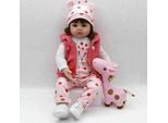 48Cm Reborn Baby Doll Realistico Fatto A Mano Morbido Silicone Vinile Ragazza
