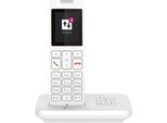 Deutsche Telekom Sinus A12, Telefono Analogico/Dect, Cornetta Wireless, Vivavoce, 100 Voci, Bianco
