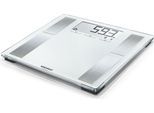 Soehnle Shape Sense Connect 100, Bilancia Pesapersone Elettronica, 180 Kg, 100 G, Argento, Kg, Lb, St, Rettangolare