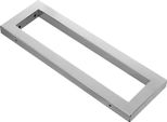 Supporto Lavabo In Acciaio Inox 50 Cm Multifunzionale Lucido Portasciugamani