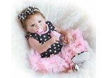 57 Cm Corpo Completo In Silicone Vinile Reborn Baby Doll Girl Anatomicamente Corretto
