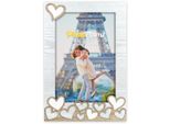 Portafoto Zep Lavinia 13X18 Cm In Legno Con Applicazioni A Cuore Formato Verticale