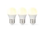 Lampada Led E27 | G45 | 4,9 W | 470 Lm | 2700 K | Varm Vit | Retrostil | Matt | 3 St.