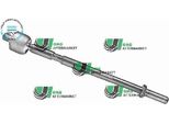 Omg Srl G11.6196 Tirante A Snodo Assiale Per Renault Clio Ii (BB0/1/2, CB0/1/2) Anteriore Destro Anteriore Sinistro