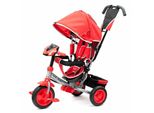 Baby Mix Lux Trike Triciclo Rosso Con Luci Led