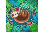 Craft Buddy Cristallo Carta D'arte Bradipo 18X18 Cm