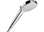 Hansgrohe Handbrause Croma Select E 1Jet Ecosmart 7 L/Min Weiss/Chrom, 26816400 26816400
