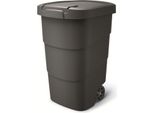 Prosperplast Wheeler 95 L Antracite, Coperchio Nero