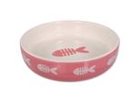 Ciotola In Ceramica Magic Cat Con Stampa Di Pesci Rosa 13 Cm 0,26 L