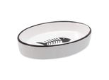 Ciotola Ovale In Ceramica Magic Cat Con Pesce 16 Cm 1 Pz