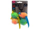 Giocattolo Magic Cat Topo E Palla Con Erba Gatta 5 Cm 4 Pz