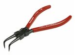 Pinze Per Anelli Di Sicurezza Fortum (4770502) Pinze Per Anelli Di Sicurezza, Curve, Interne, 140 Mm, Campo Di Serraggio 10-25 Mm, 61Crv4