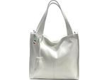 Florence Borsa In Pelle A Tracolla Shopper Bianco OTF155W