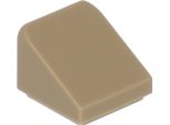 Lego: 100X Mattoncini Inclinati/Pendenza In Beige Scuro