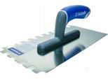 Levior Lisciatrice In Acciaio Inox 130X270 Mm, Dente 12X12, A Doppio Taglio. Manico Piatto G-24 265