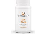 Vitaworld Zinco 25 Mg | 365 Compresse | Alto Dosaggio | Alta Biodisponibilità Grazie Allo Zinco Bisglicinato | Vegano
