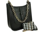Toscanto Handbags , Borsa City In Pelle Nera OTT158US