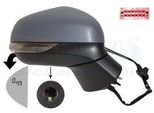 Van Wezel 1809818 Specchietto Esterno Specchietto Laterale Destro Per Ford Fiesta Mk7 Hatchback Convesso Riscaldato Con Primer