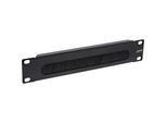 Inline® 19109G Piastra Passacavi Inline® 10" Con Spazzola, 1U, Nero Ral 9005"