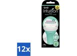 Wilkinson Sword - Rasoio - Intuition Sensitive Care 2-In-1 - Delicato - 1 Rasoio - Confezione Risparmio - 12 Pezzi