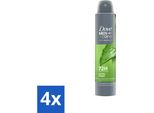 Dove Men+Care Deodorant Spray - Extra Fresh - 200 Ml - Confezione Risparmio - 4 Pezzi