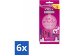 Wilkinson - Rasoio Usa E Getta - Extra 2 Beauty - Extra Comfort - 15 Lame - Confezione Risparmio - 6 Pezzi