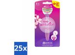 Wilkinson - Rasoio Usa E Getta - Xtreme 3 My Intuition - Confortevole - 6 Lame - Confezione Risparmio - 25 Pezzi