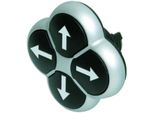 4 Pulsanti - Controllore A Pulsante Nero IP66 M22-DI4-S-X7