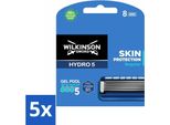 Wilkinson Sword - Lame Di Ricambio - Hydro 5 Skin Protection - Protettivo - 8 Lame - Value Pack - 5 Pezzi