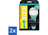 Wilkinson Sword - Lame Di Ricambio - Intuition 2-In-1 Sensitive Care - 3 Lame - Confezione Risparmio - 2 Pezzi