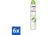 Dove Deodorant Spray - Cetriolo E Tè Verde - 200 Ml - Confezione Risparmio - 6 Pezzi