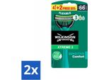 Wilkinson - Rasoio Usa E Getta - Xtreme 3 Sensitive Comfort - Per Pelli Sensibili - 6 Lame - Confezione Risparmio - 2 Pezzi