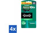 Wilkinson - Rasoio Usa E Getta - Xtreme 3 Sensitive Comfort - Per Pelli Sensibili - 6 Lame - Value Pack - 4 Pezzi