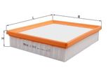 Filtro Aria Mahle Lx 5083 Per Ford Mondeo V Station Wagon (Cf) Cartuccia Filtrante