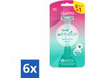 Wilkinson - Rasoio Usa E Getta - Quattro Per Donna - Preciso - 4 Lame - Confezione Risparmio - 6 Pezzi