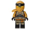 Lego Ninjago: Cole In Armatura D'oro Con Katana D'oro
