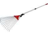 Rastrello Regolabile Con Manico Telescopico, Lunghezza 80-158 Cm, Larghezza 18-59 Cm
