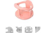 Lorelli Seggiolino Da Bagno Happy Bubbles Base Antiscivolo, Schienale Alto Rosa