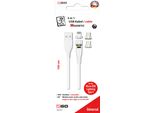 2GO 797317 2GO Usb 3In1 Magnetic Kabel Drehbar FüR Micro Usb, Lightning
