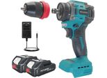 Avvitatore A Batteria, Coppia 100 N.M, Motore Brushless, Batteria 2STK 2.0Ah, Eu