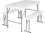 Set Da Giardino Stanley Tavolo + 2 Panche