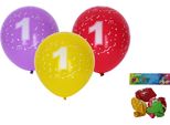 Pallone Gonfiabile 30 Cm - Set Di 5, Con Il Numero 1